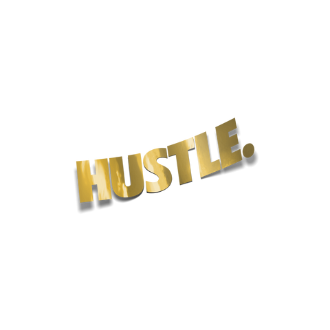 Hustle. Decal