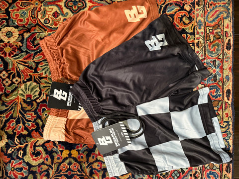 Checkered “Muy Tai” Shorts